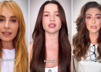 BRASIL CONTINUA MATANDO MULHERES – Xuxa, Angélica, Juliana Paes e outras artistas participam de campanha contra o feminicídio